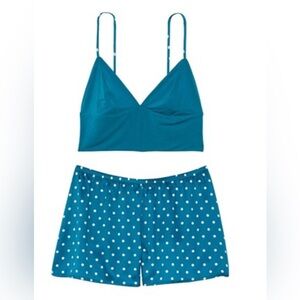 NWT Victoria’s Secret Modal Tank Top and Satin Shorts Set